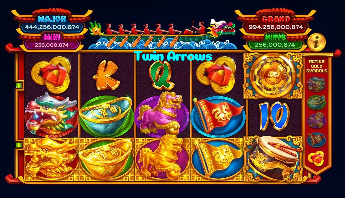Twin Arrows casino presented on mobile device in Pakistan with slots and live games